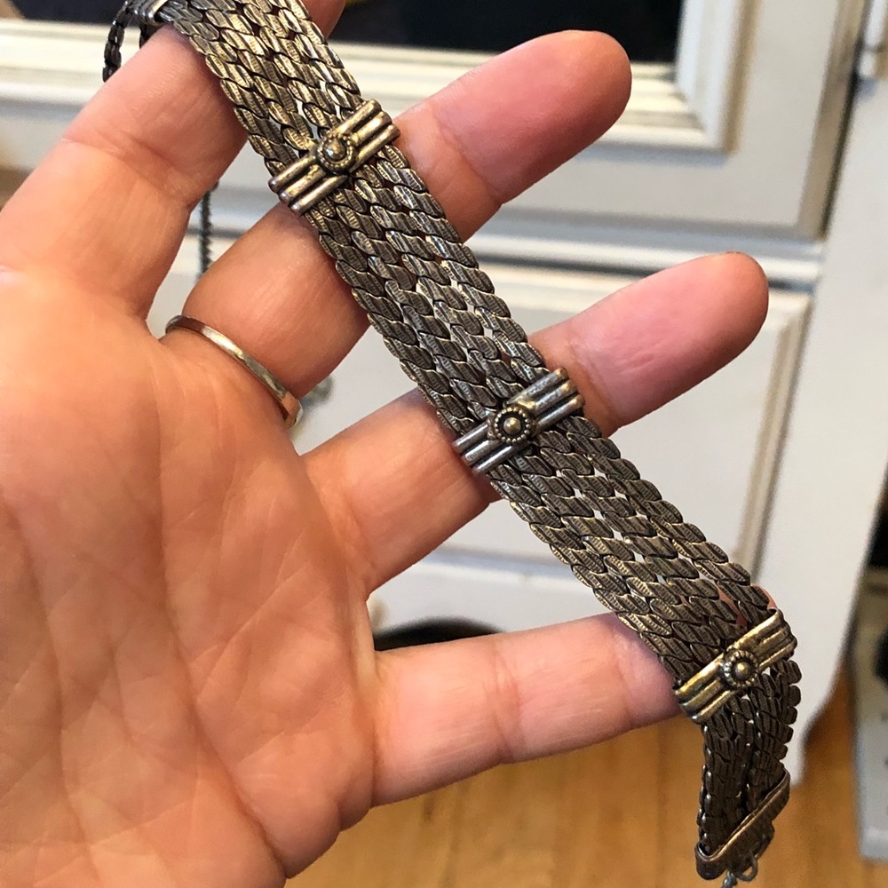 Free people boho silver choker